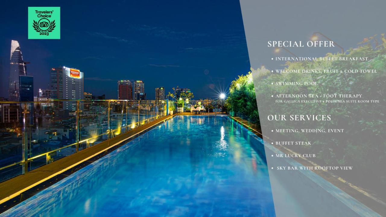 Happy Life Grand Hotel & Rooftop Skybar Ho Si Minh-város Kültér fotó